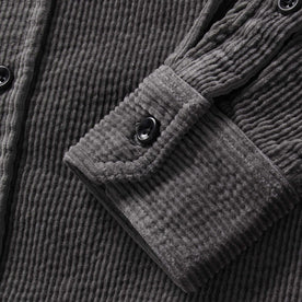 The Utility Shirt in Dark Charcoal Crepe Cord: Alternate Image 5
