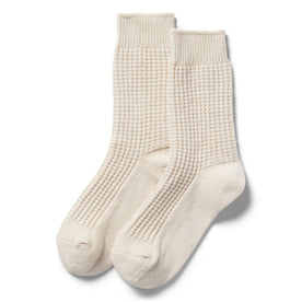 The Waffle Sock in Natural - featured image