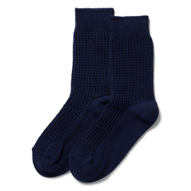 flatlay of The Waffle Sock in Navy