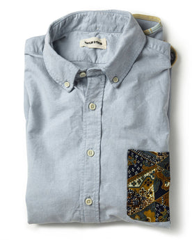 The Atelier and Repairs Jack in Washed Blue Oxford: Featured Image, Wovens by Taylor Stitch