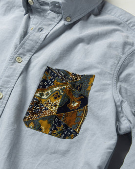 material shot of chest, Wovens by Taylor Stitch