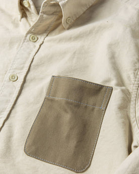 material shot of chest, Wovens by Taylor Stitch