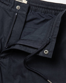 material shot of button and drawstring, Shorts by Taylor Stitch