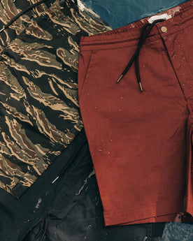 material shot of water beading, Shorts by Taylor Stitch