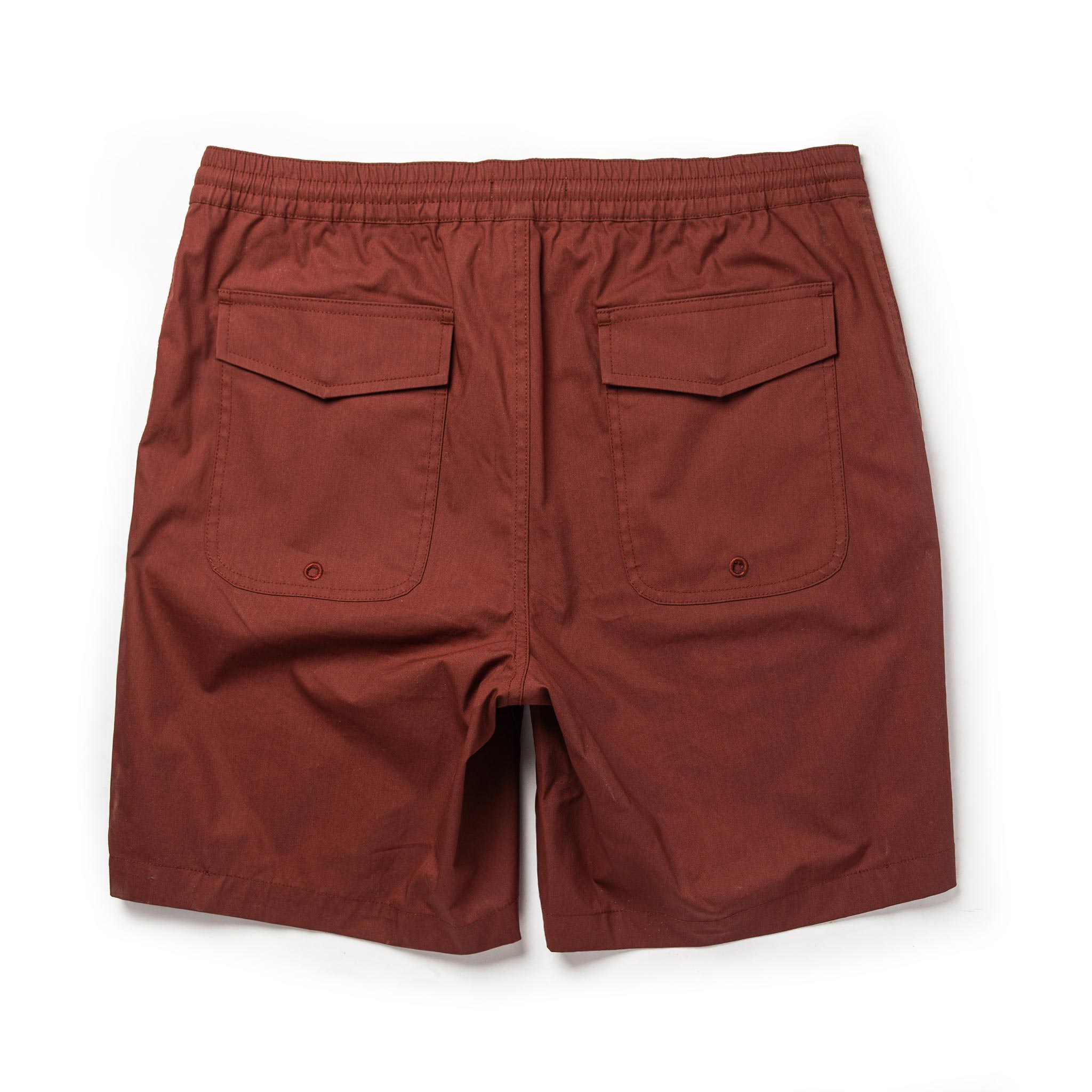 flatlay of shorts from the back, Shorts by Taylor Stitch