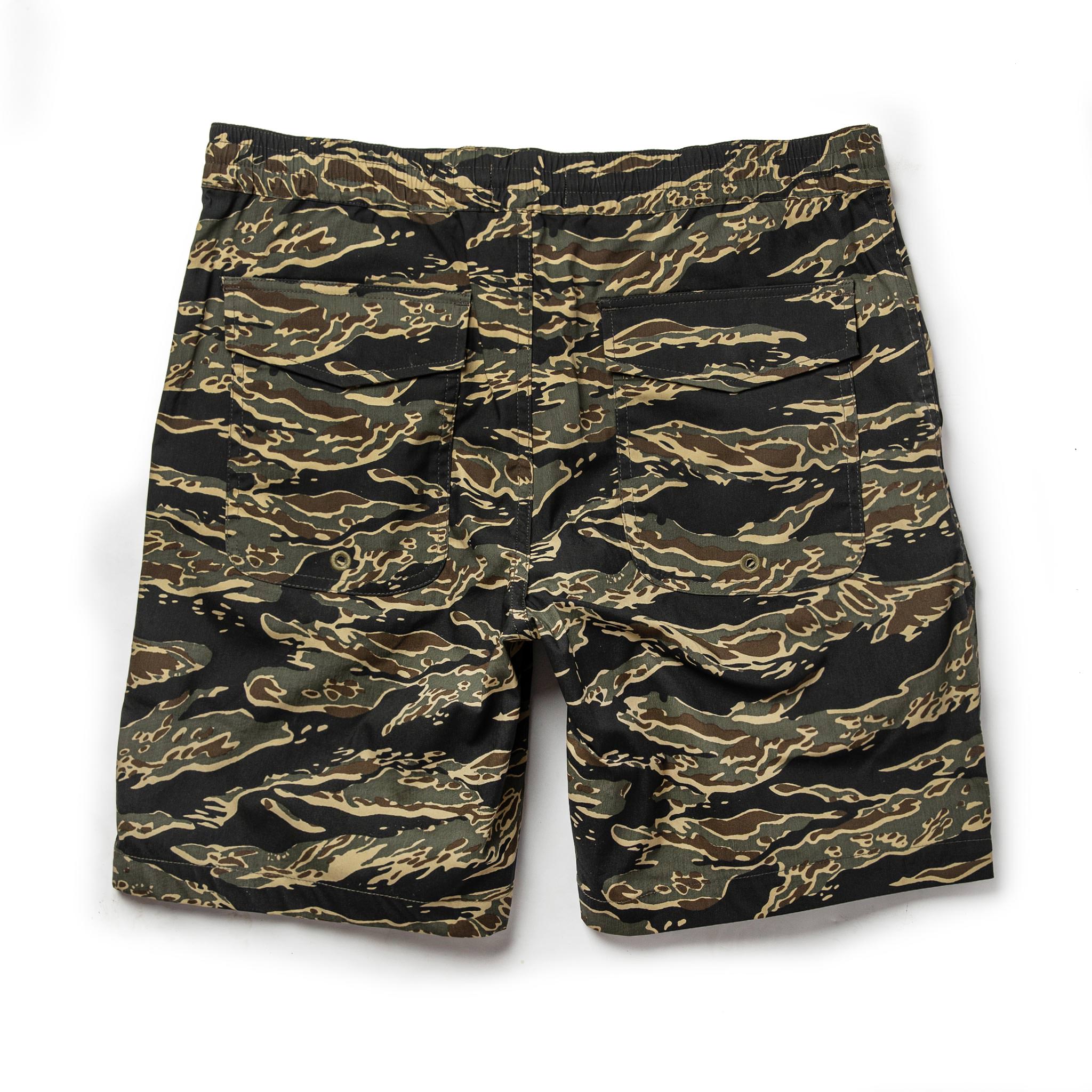 flatlay of shorts from the back, Shorts by Taylor Stitch