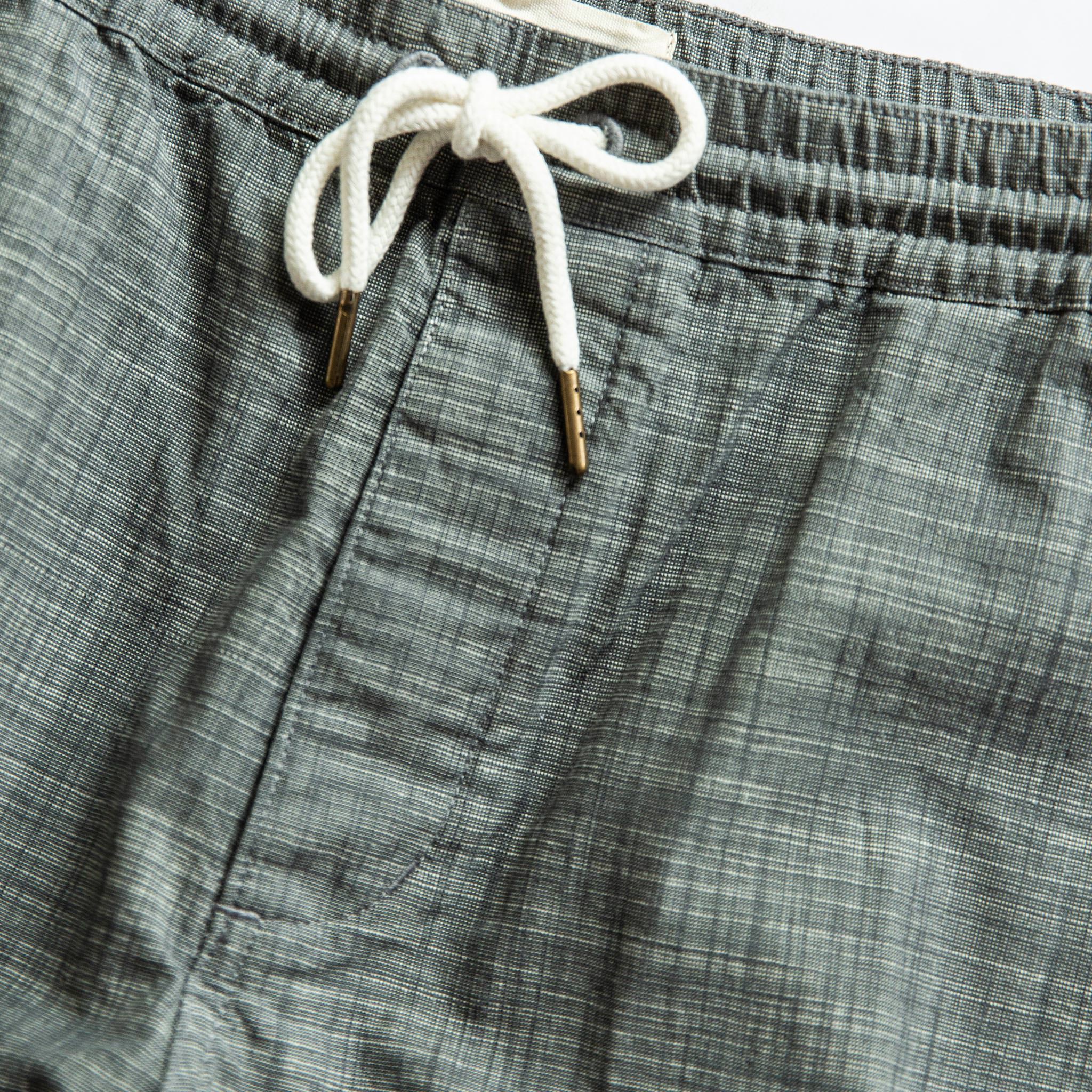 material shot of drawstring , Shorts by Taylor Stitch