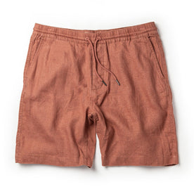 The Apres Short in Rust Hemp - featured image