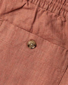 material shot of back pocket, Shorts by Taylor Stitch