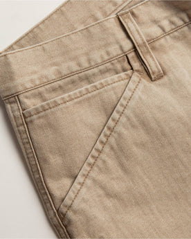 material shot of pocket detail, Bottoms by Taylor Stitch