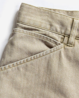 material shot of pocket detail, Bottoms by Taylor Stitch
