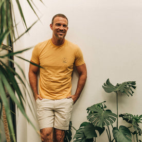 The Cotton Hemp Tee in Canary Eagle - featured image
