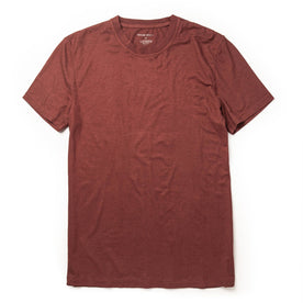 The Cotton Hemp Tee in Rust - featured image