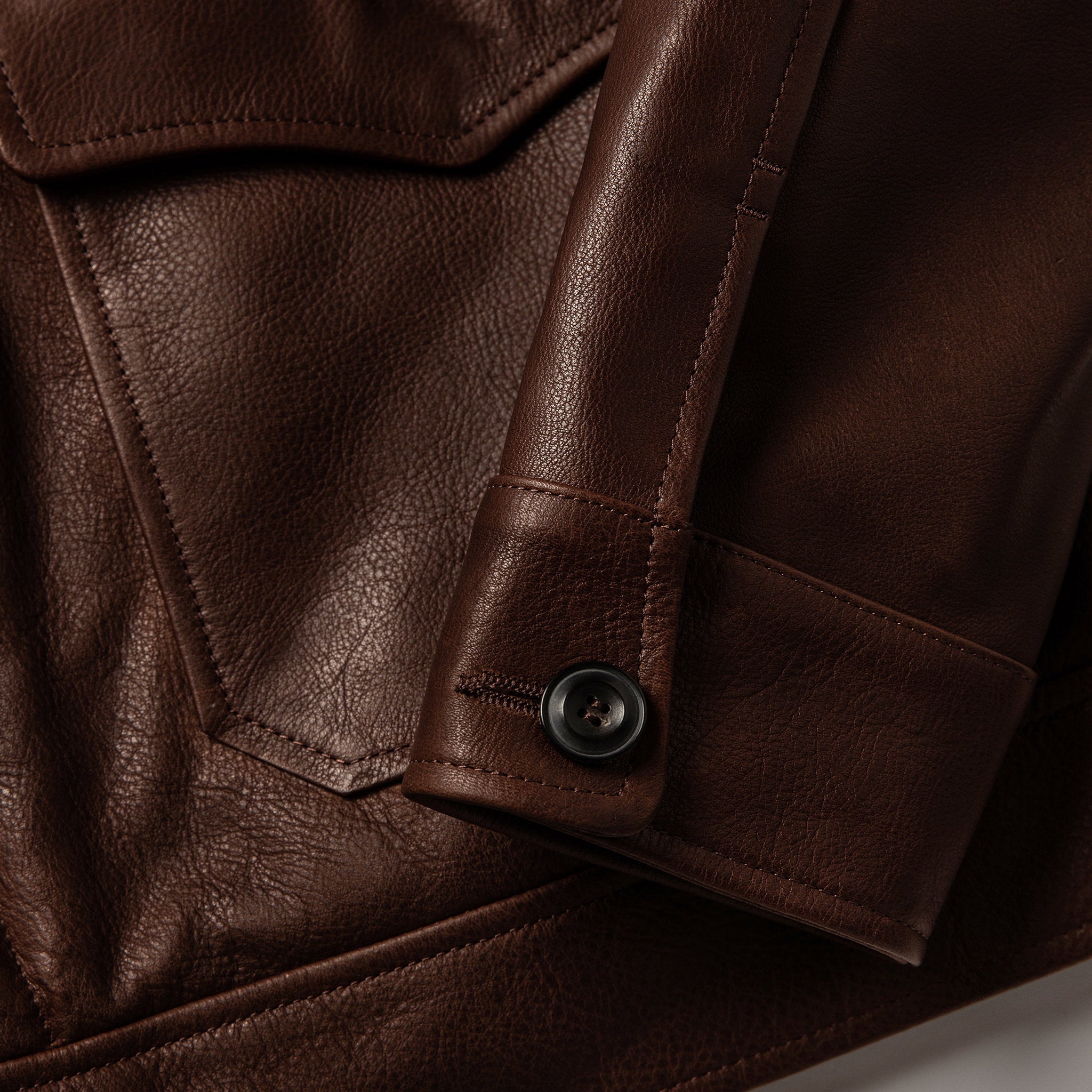 material shot of sleeve button, Outerwear by Taylor Stitch