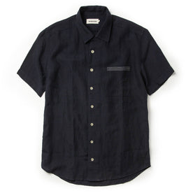 The Short Sleeve Hawthorne in Navy and Natural: Featured Image