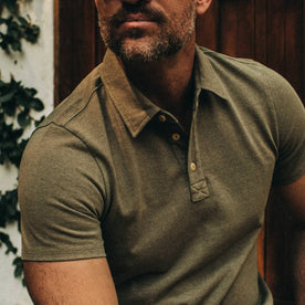 The Heavy Bag Polo in Olive: Alternate Image 2