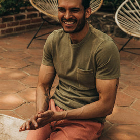 The Heavy Bag Tee in Olive - featured image