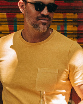 The Heavy Bag Tee in Straw: Alternate Image 2, Knits by Taylor Stitch