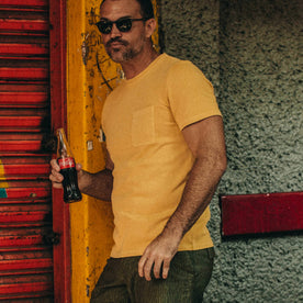 The Heavy Bag Tee in Straw: Alternate Image 3