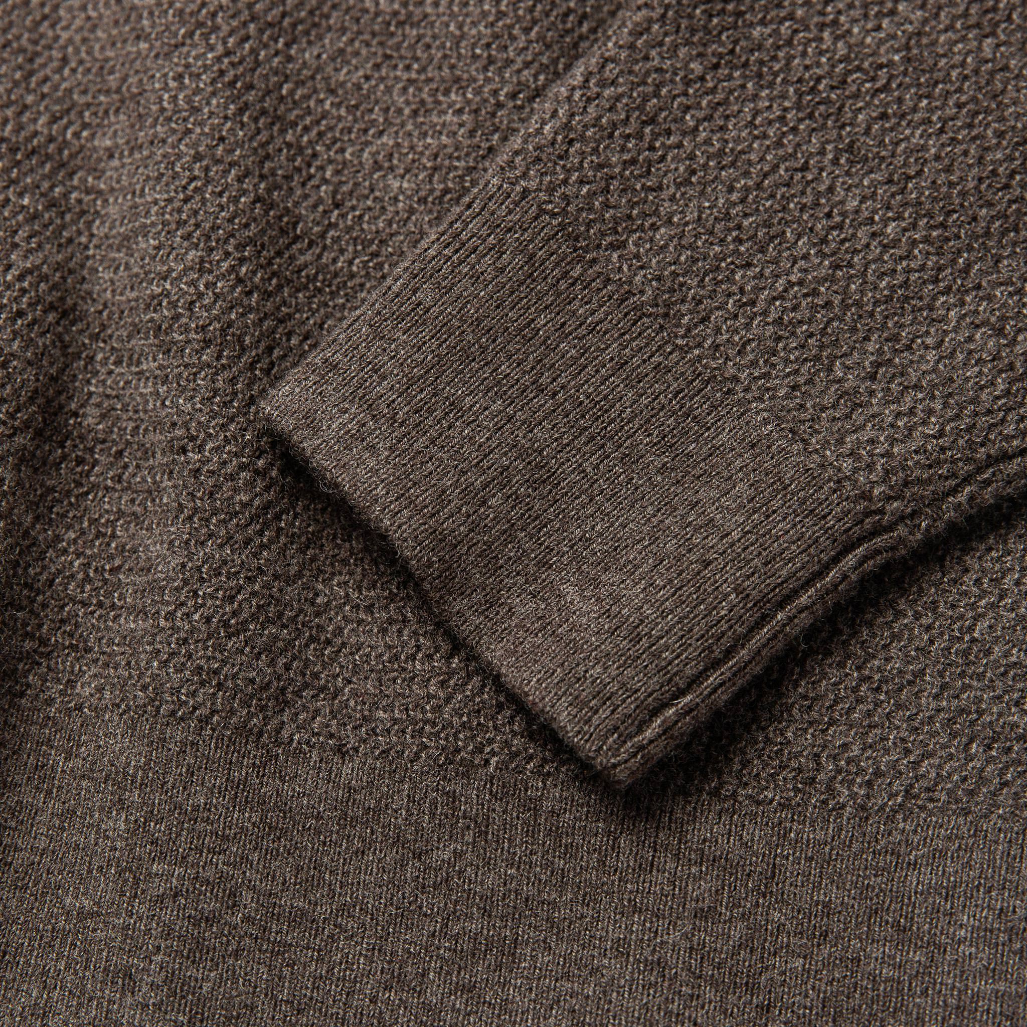 material shot of sleeve, Knits by Taylor Stitch