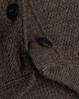 material shot of button detail, Knits by Taylor Stitch