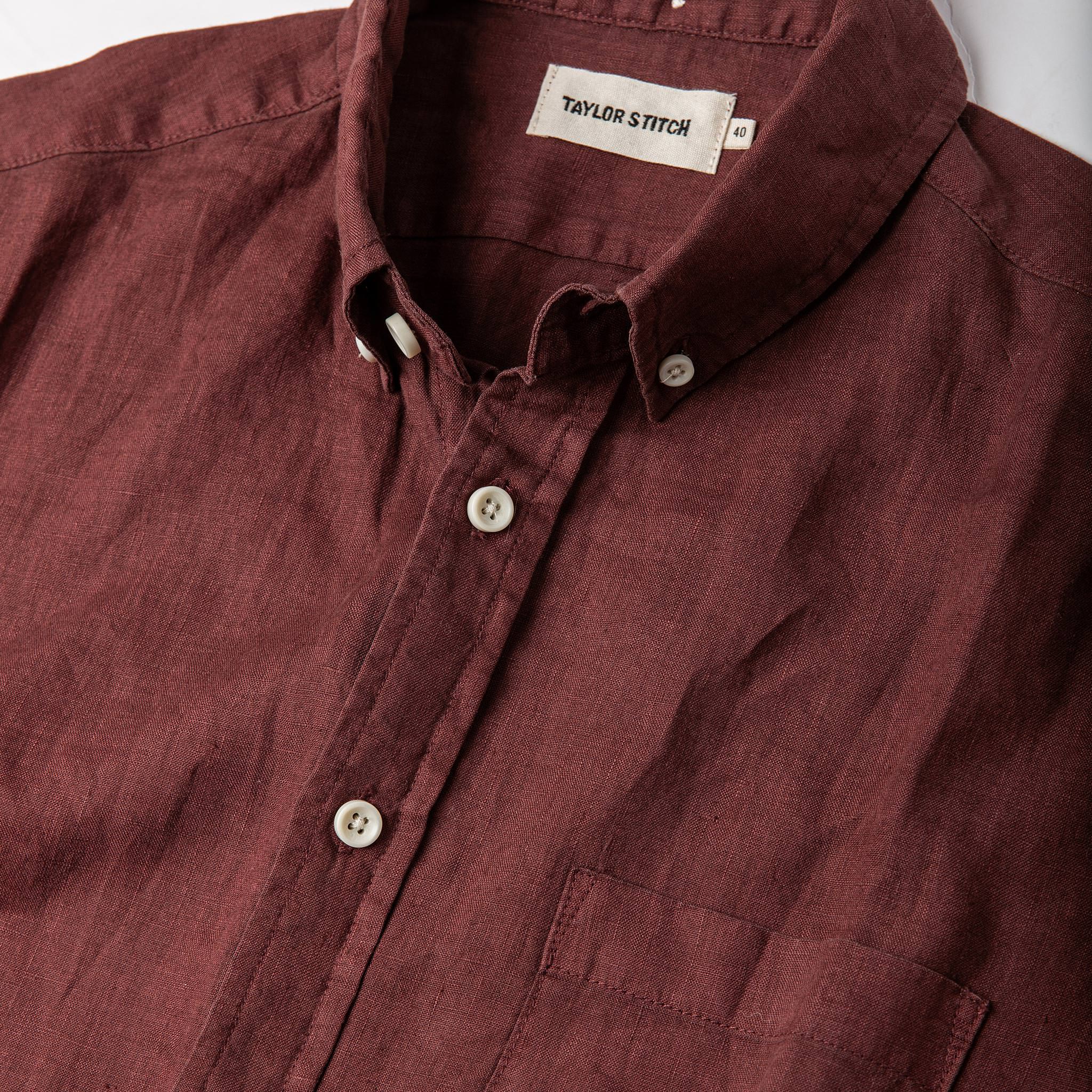 The Jack in Rust Linen: Alternate Image 5, Wovens by Taylor Stitch