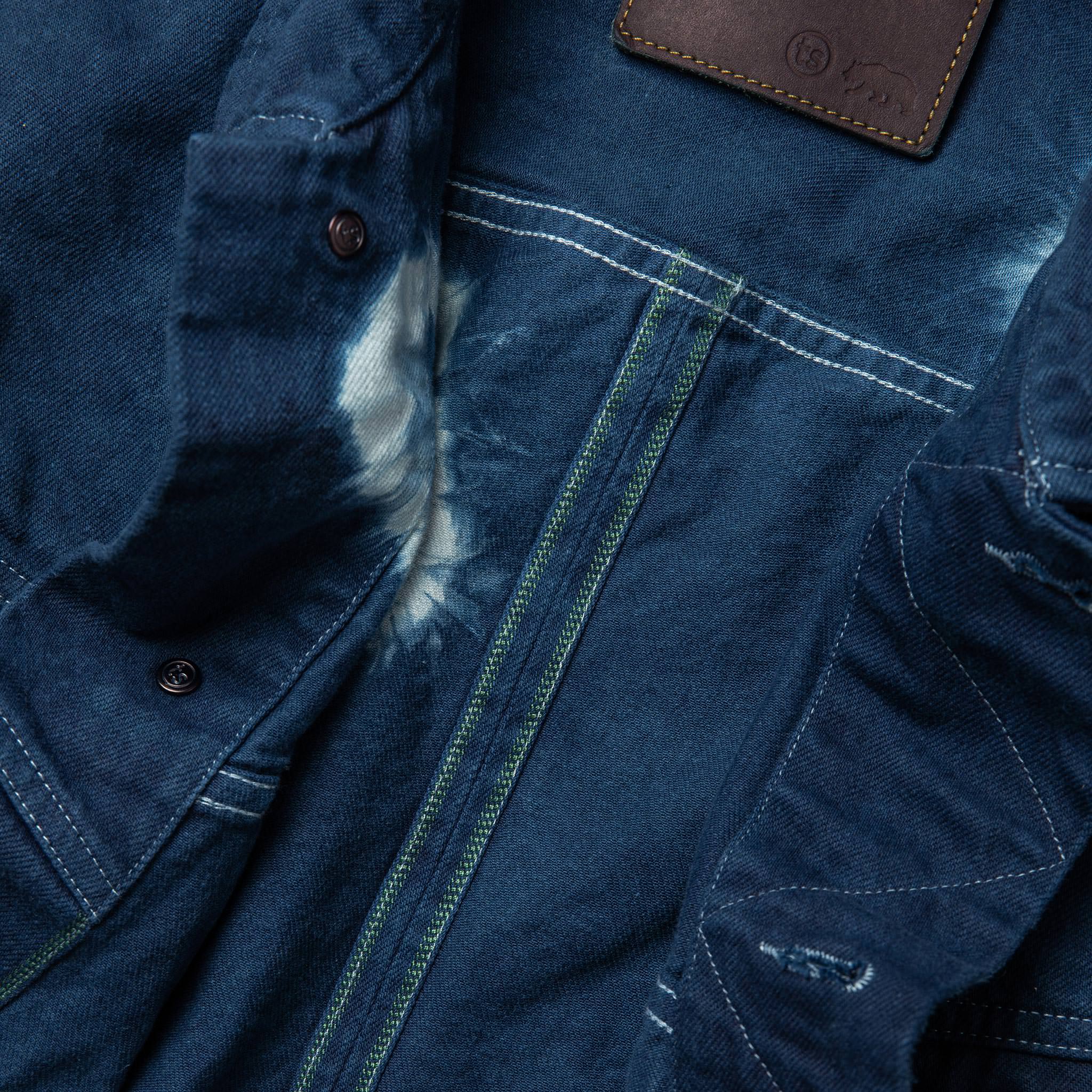 material shot of interior detailing, Outerwear by Taylor Stitch