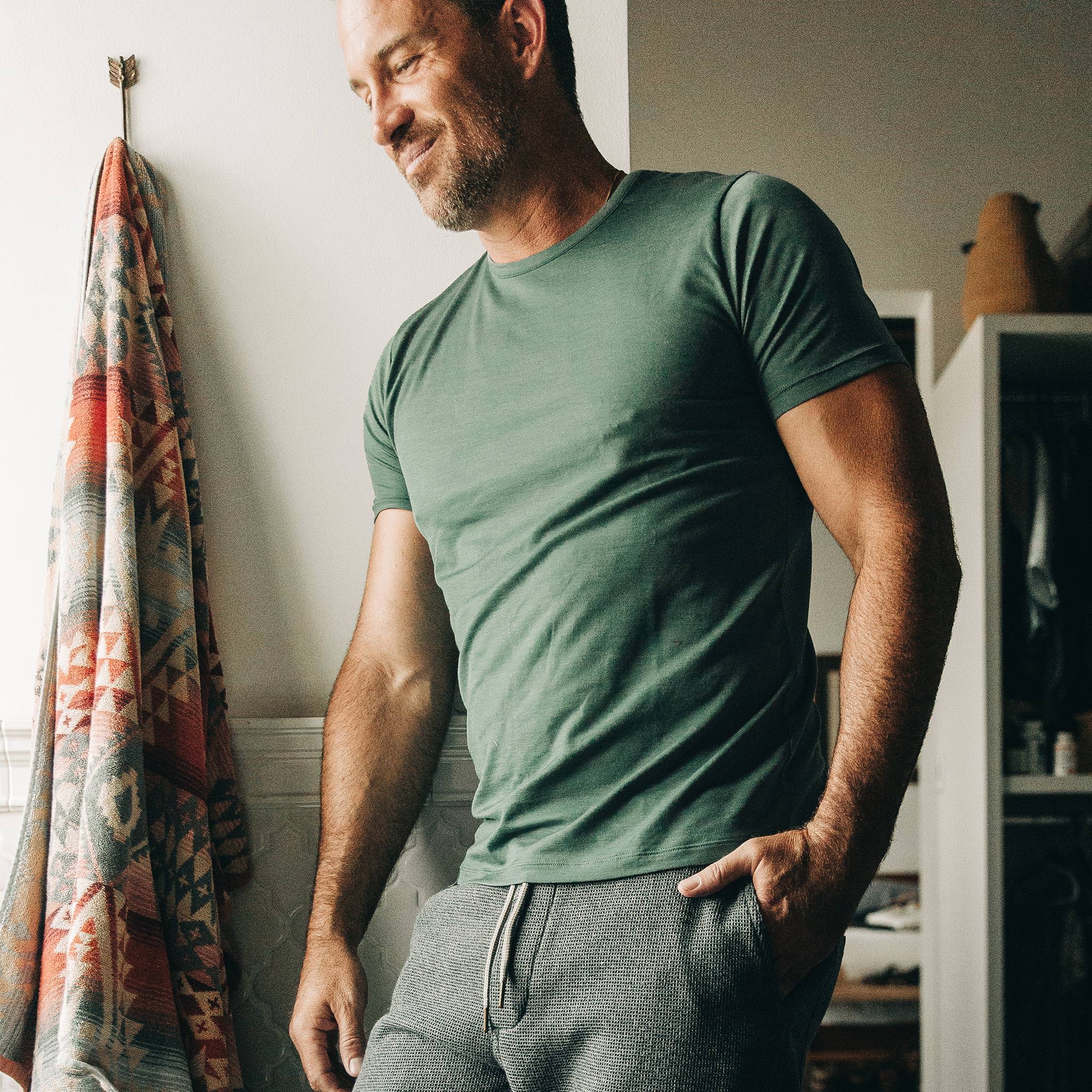 The Merino Tee in Sea Green: Alternate Image 2, Knits by Taylor Stitch