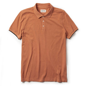 The Pique Polo in Coral - featured image