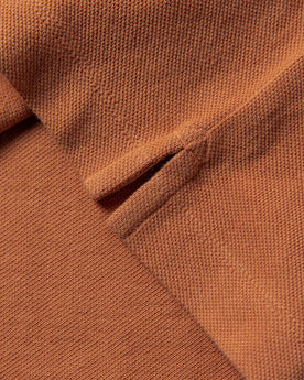 material shot of shirt stitching detail, Knits by Taylor Stitch