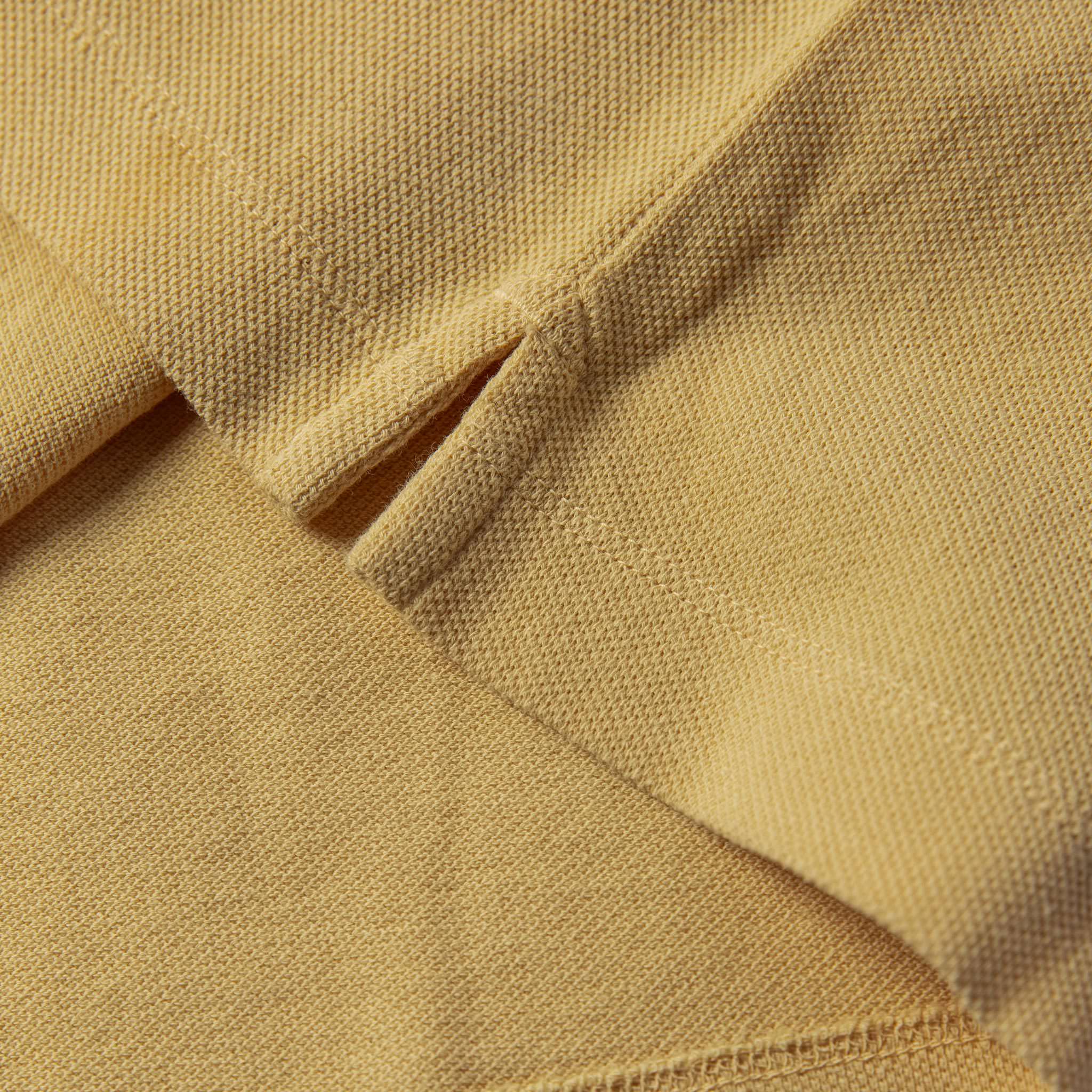 material shot of bottom stitching, Knits by Taylor Stitch