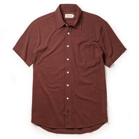 The Short Sleeve California in Rust Pique - featured image