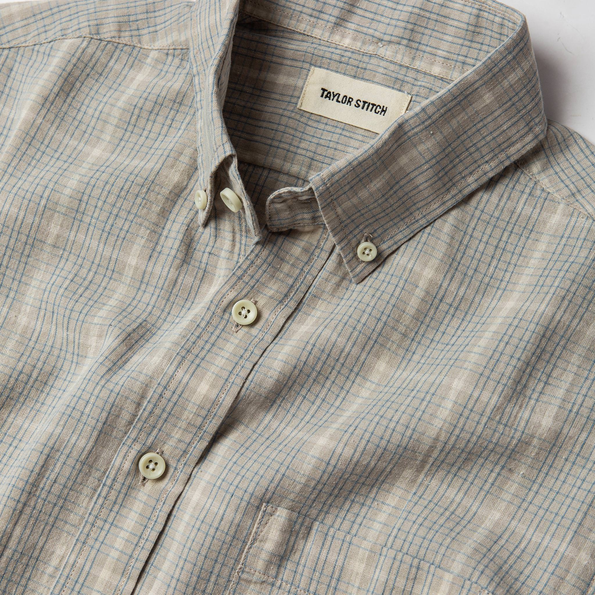 The Short Sleeve Jack in Ash Madras: Alternate Image 5, Wovens by Taylor Stitch