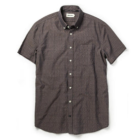 The Short Sleeve Jack in Cocoa Dobby - featured image