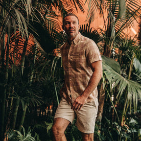 The Short Sleeve Jack in Red Madras - featured image