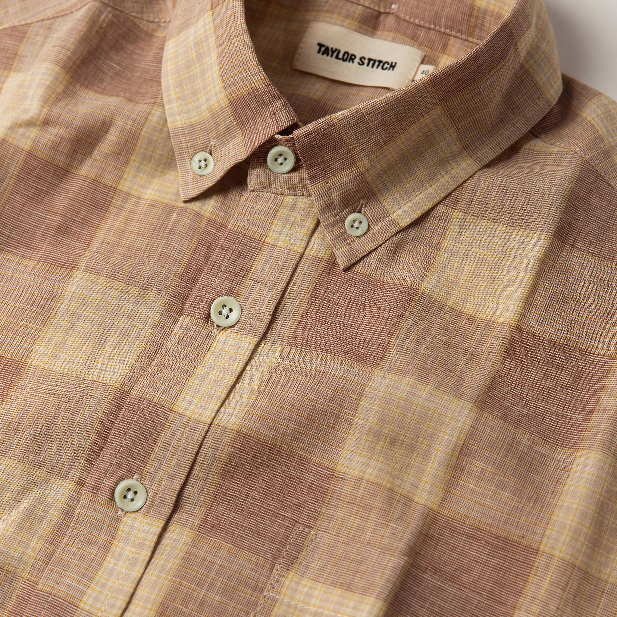 material shot of chest, Wovens by Taylor Stitch