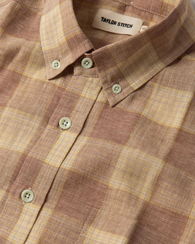 material shot of chest, Wovens by Taylor Stitch