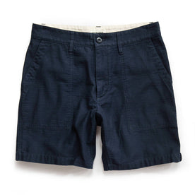 The Trail Short in Navy Reverse Sateen - featured image