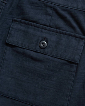 material shot of back detail, Shorts by Taylor Stitch
