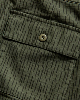 back flatlay material shot, Shorts by Taylor Stitch