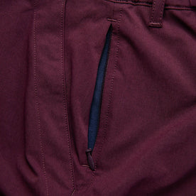 material shot of pocket detail