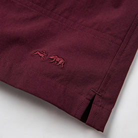 material shot of logo on bottom