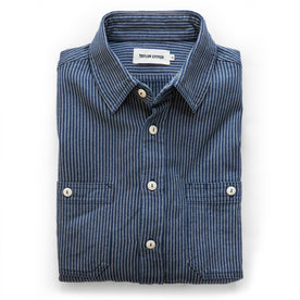 The Utility Shirt in Roped Indigo - featured image