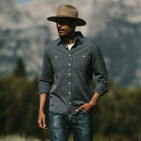 The Utility Shirt in Roped Indigo - featured image