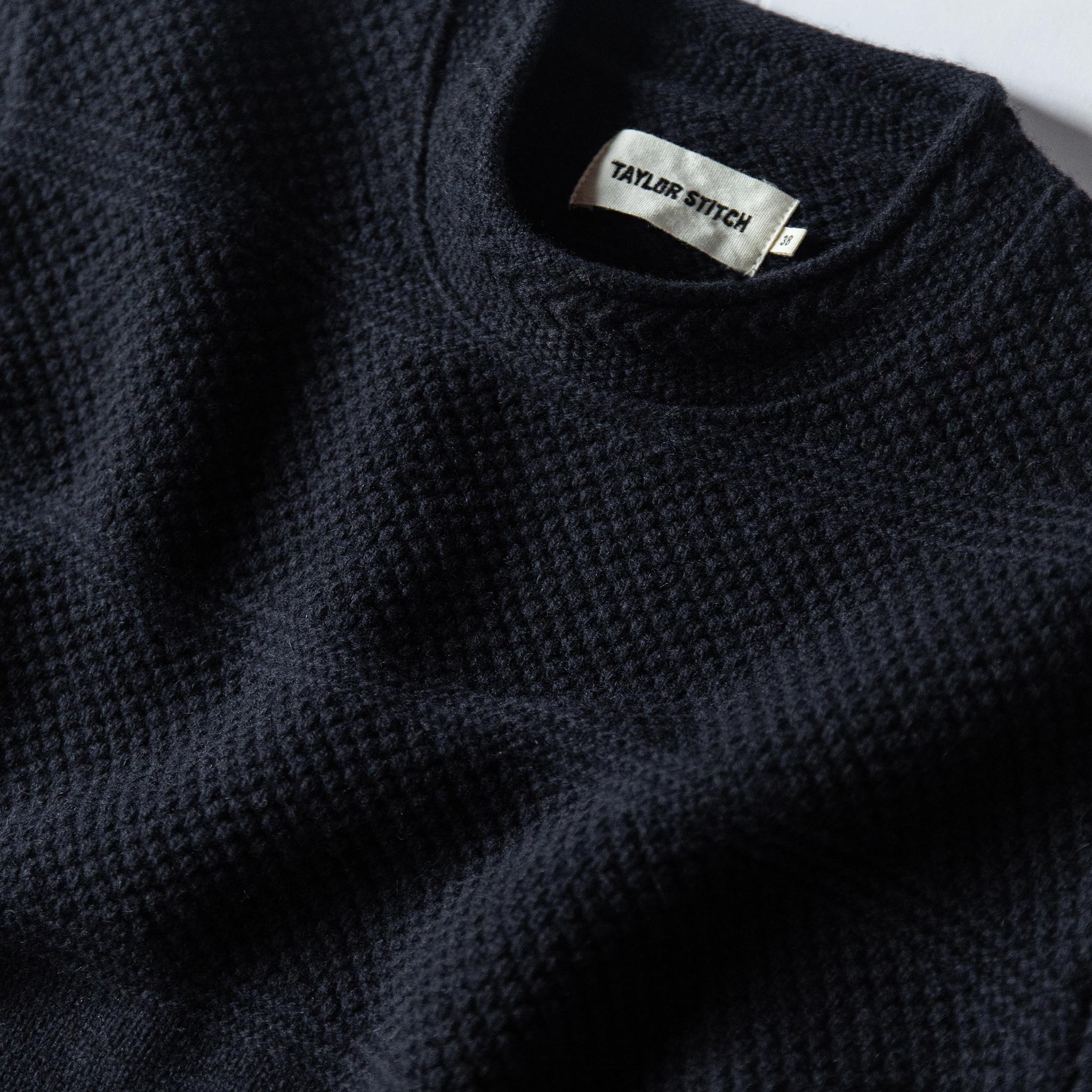 chest material shot, Knits by Taylor Stitch