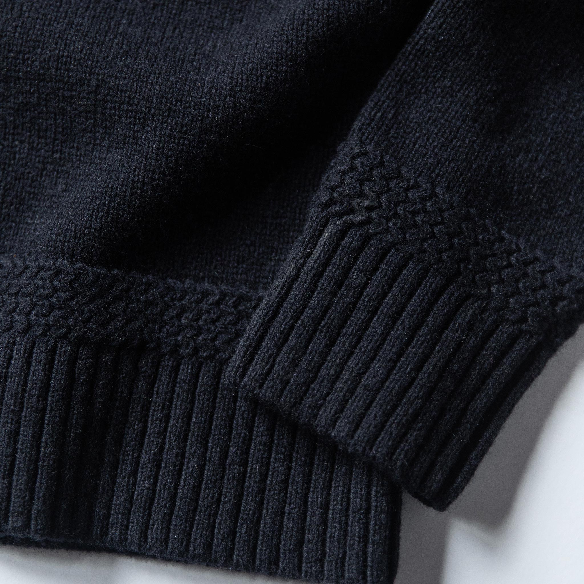 material shot of cuff, Knits by Taylor Stitch