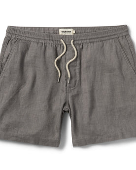 flatlay of The Apres Short in Ash Hemp, Shorts by Taylor Stitch