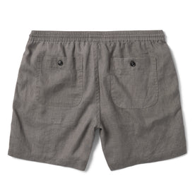 flatlay of The Apres Short in Ash Hemp, from the back