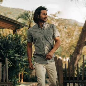 The Short Sleeve Jack in Ash Floral - featured image