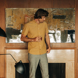 The Short Sleeve Jack in Gold Diamond - featured image